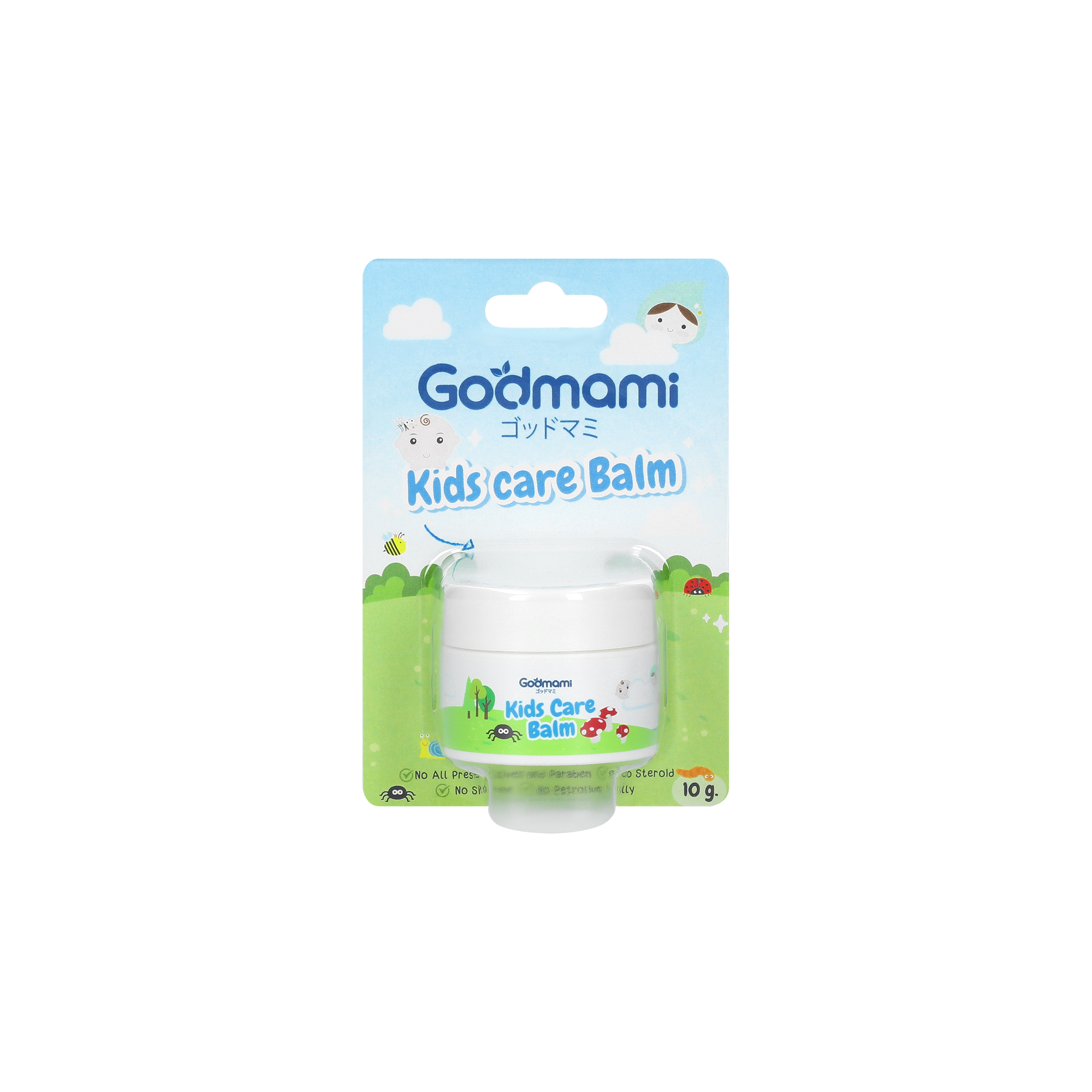 Godmami คิดส์แคร์ บาล์ม บาล์มทาหลังยุงกัด ผดผื่นแพ้ ฟกช้ำ ยุบไว ไม่ทิ้งรอยดำ ราคา 139 บาท*ส่งฟรี