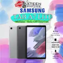 ภาพขนาดย่อของสินค้าSamsung Galaxy Tab A7 Lite LTE  WiFi 8.7" Mediatek Helio P22T Octa Core เครื่องใหม่ศูนย์ไทย 1 ปี ประกันศูนย์ไทยทั่วประเทศไทย Sixteenphone