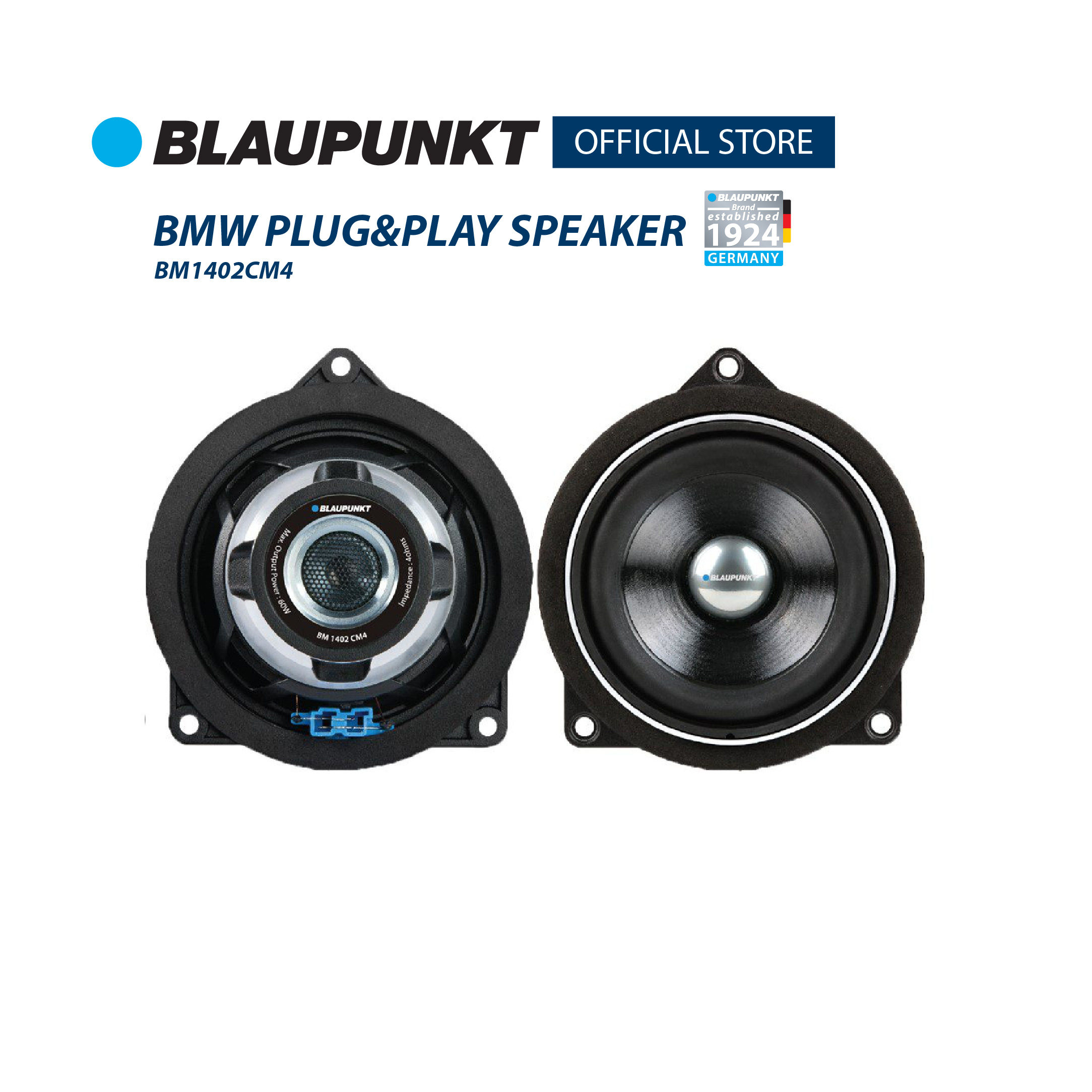 Blaupunkt 4-Inch Car Speakers, Hi-Fi Sound Quality for Bmw Model Bm1402Cm4 ราคา 7,029 บาท*ส่งฟรี