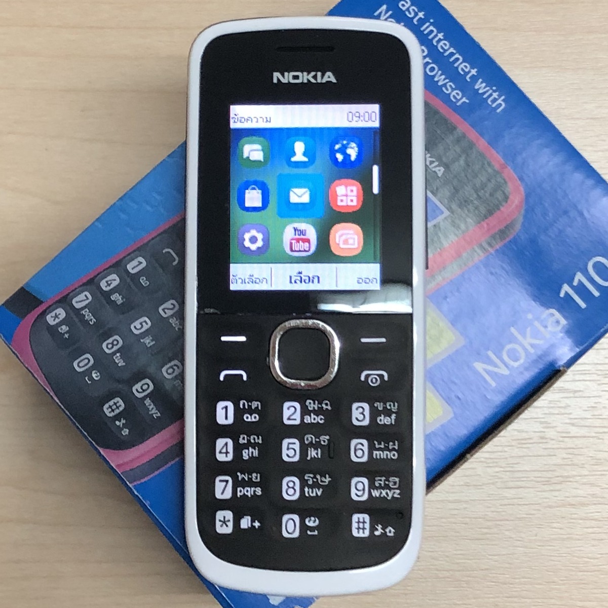 Nokia 110 (โนเกีย) ดูยูทูป ฟังเพลง ถ่ายรูป จอสี ภาษาไทย