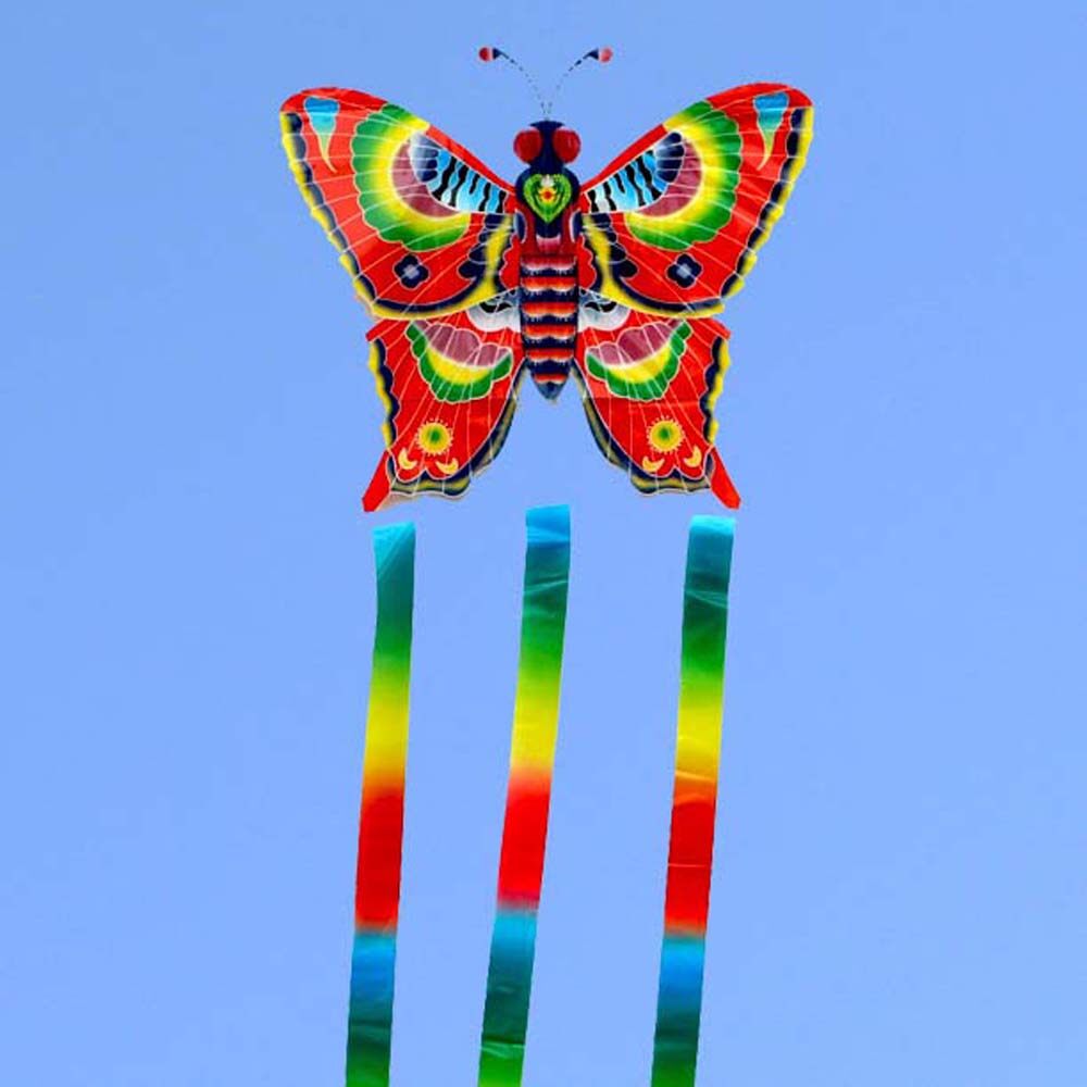 สวนของขวัญเด็กเกมที่น่าสนใจปลาผีเสื้อInteractiveของเล่นEagle Long Tail Kite Flight Flying Bird Kite Kids Toysกลางแจ้งกีฬาว่าว