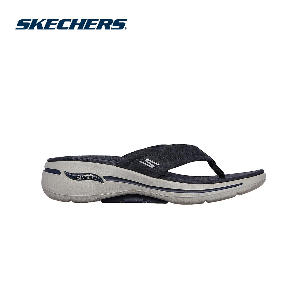 Skechers สเก็ตเชอร์ส รองเท้าแตะ ผู้หญิง GOwalk Arch Fit On-The-Go Sandals Shoes - 140220-NVGY
