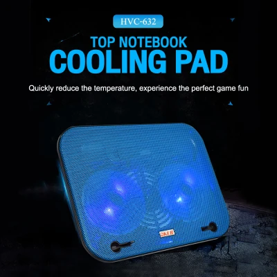 🚀ส่งเร็ว🚀ร้านDMแท้ๆ Oker HVC-632 Notebook Cooler pad พัดลมรองโน๊ตบุ๊ค พัดลมระบายความร้อน cooling pad (3)