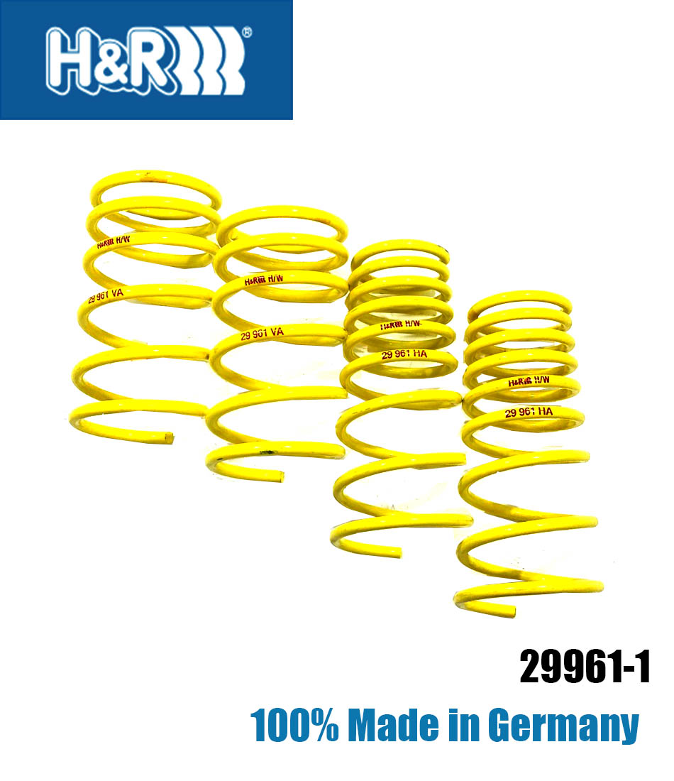 H&R สปริงโหลด (lowering spring) เกีย KIA Sephia type FA ปี 1993 โหลดลง 35 mm.