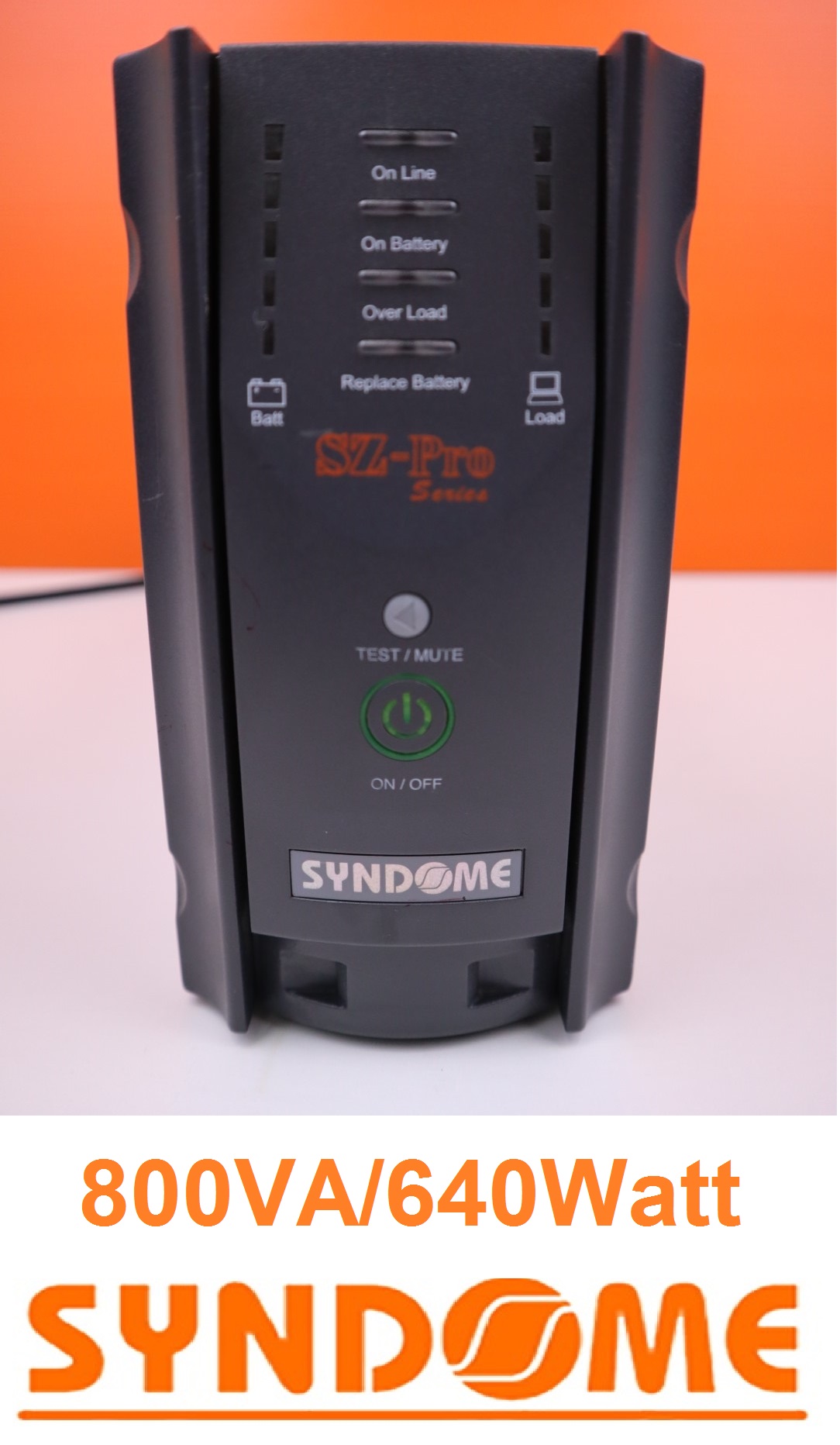 เครื่องสำรองไฟ UPS syndome รุ่น SZ 801 PRO (800VA/640Watt)เครื่องเปล่าไม่มีแบต