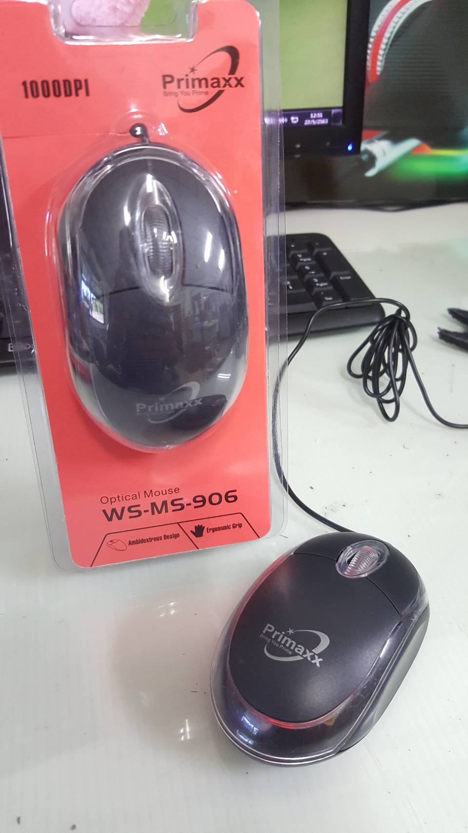 เมาส์ ราคาถูก Mouse Usb Gearmaster GT1001 รับประกัน6เดือน