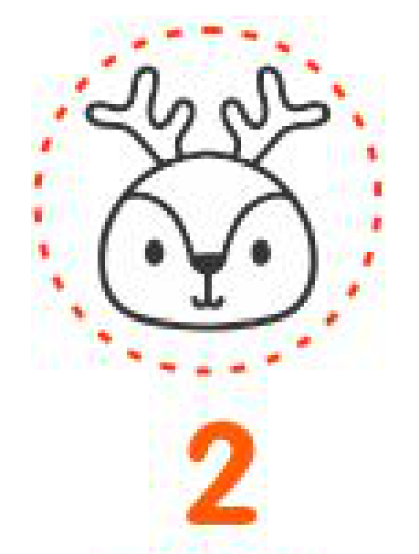 ตรายางสะสมแต้ม ตราปั๊มน่ารัก ตรายางสัตว์น่ารักๆ สัตว์อื่นๆ V.3