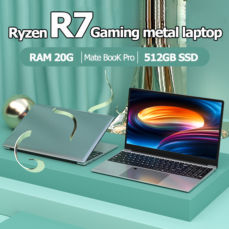 MateBooK Pro โน๊ตบุ๊ค gaming notebook laptop ryzen7 ram 12/20GB ROM 512GB SSD คอม โน๊ตบุ๊คมือ1 รับประกันหนึ่งปี ติดตั้งระบบ Windows 10 แล้ว ฟรีเมาส์สำหรับเล่นเกม ASUS