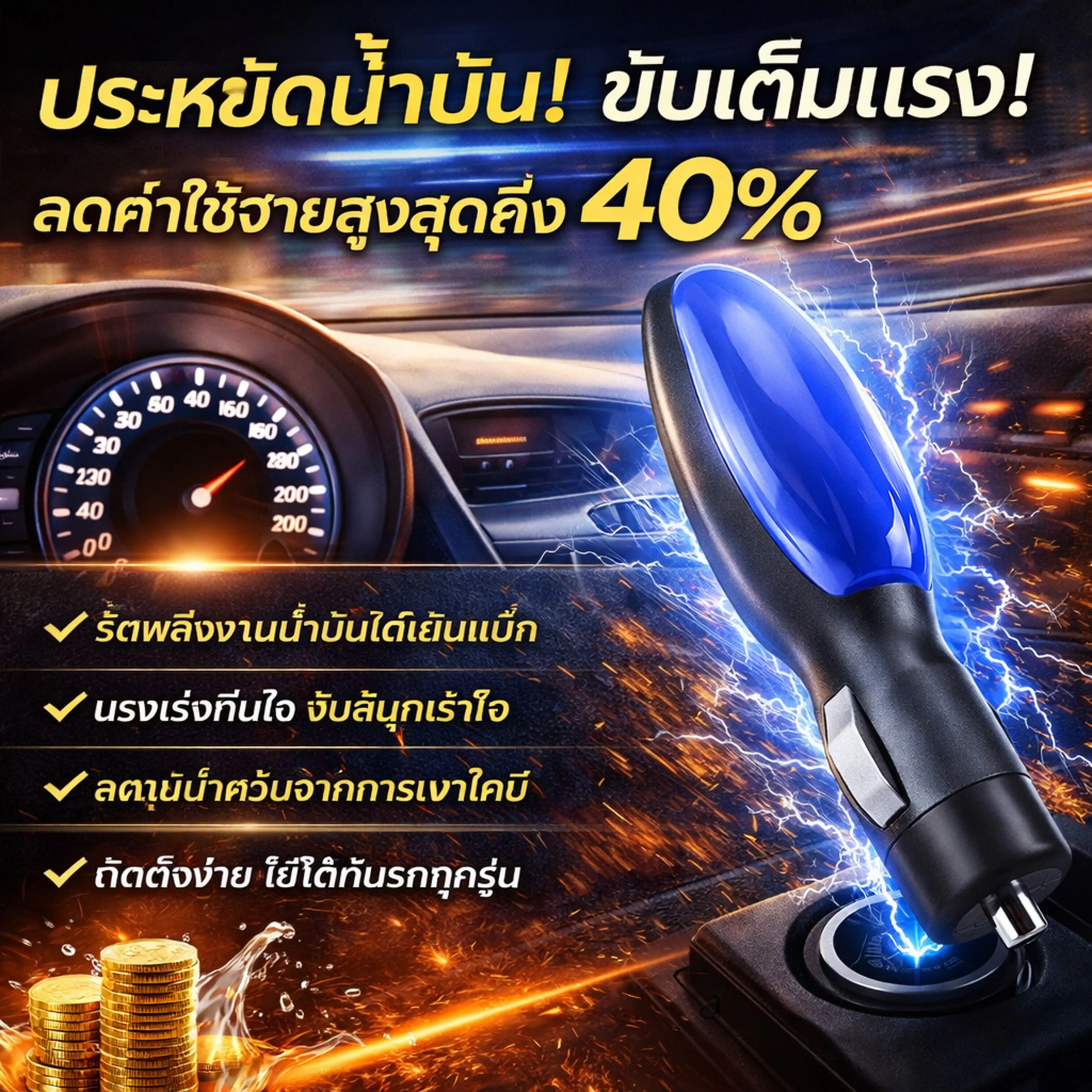 อุปกรณ์ประหยัดน้ำมันรถยนต์ HFH-NEOSOCKET