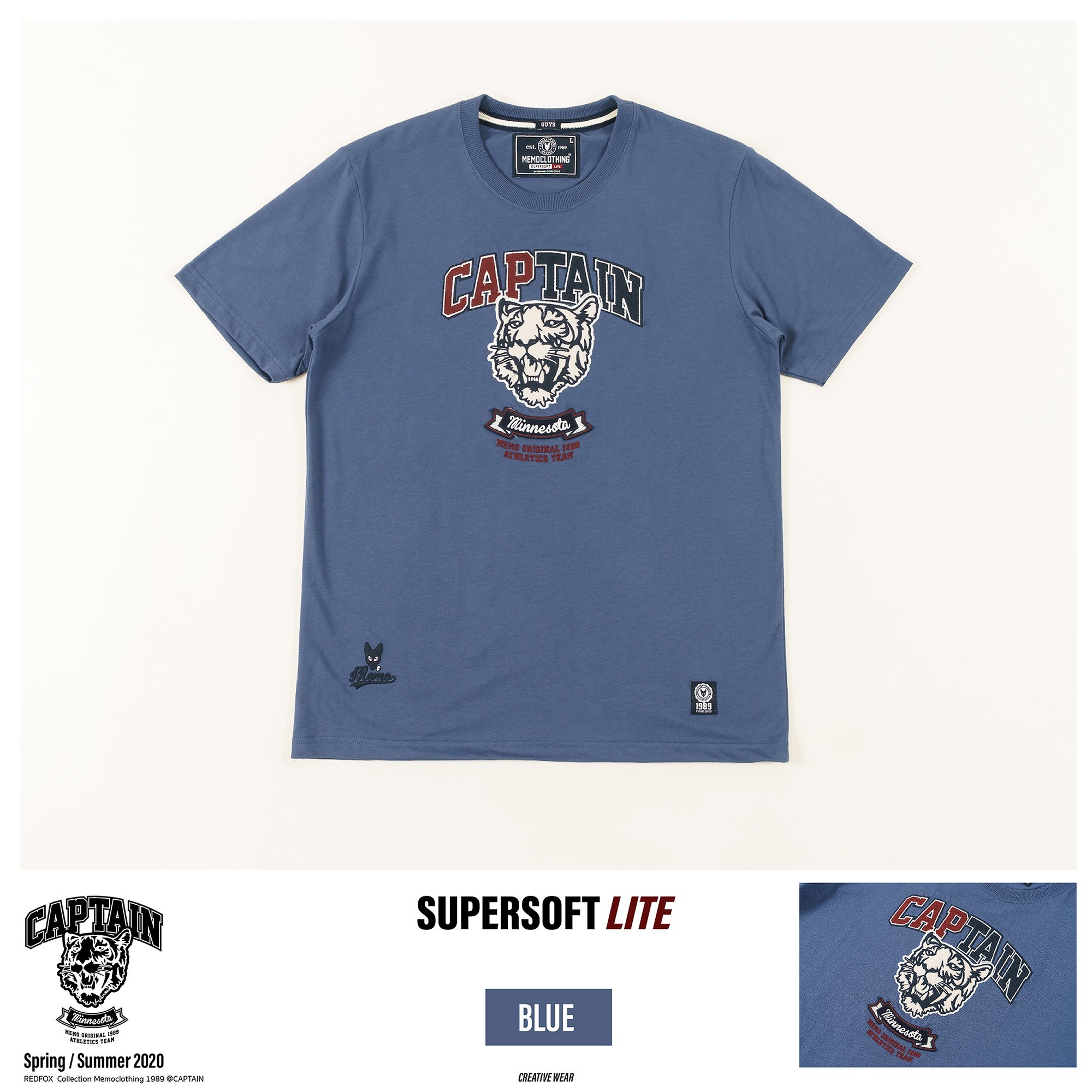 เสื้อยืด Memo ผ้า Supersoft Lite รุ่น Captain? ทรงตรง