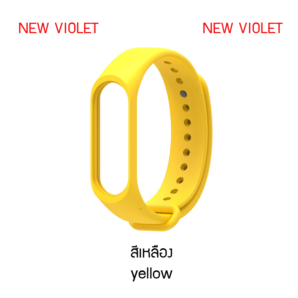 สาย สายเปลี่ยน สายรัดข้อมือ Wristband Strap for Xiaomi Mi Band 4 สายสำหรับเปลี่ยน Xiaomi Mi Band 4