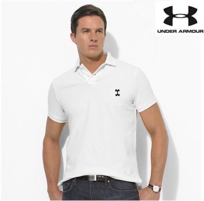 เสื้อโปโลผู้ชาย (under armour), แขนสั้น, คอปก, เสื้อยืด, ผ้าฝ้ายคุณภาพสูง, สวมใส่สบาย, การออกแบบที่ยอดเยี่ยม, ผ้าฝ้าย 100% ไม่มีใครเทียบได้ (รับประกัน)