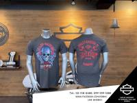 Harley-Davidson MEN ELECTRIC SS CHARCOAL เสื้อยืดแขนสั้นชาย