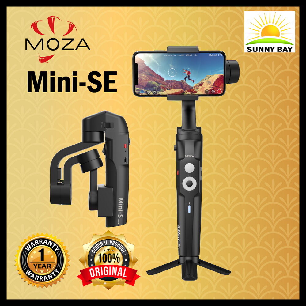 MOZA Mini-SE (Mini-S Essential) ไม้กันสั่น 3 แกน พับได้ สำหรับมือถือ SmartPhone (ประกันร้าน 1 ปี)