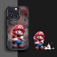 มาริโอเท่ ๆ สีสันของตึกบล็อกแองเจิลอายส์ เคส IPhone Air 7Plus XS Max 17 14 16 12 15 11 13 Pro Max X 11 Pro 7 8 14 15 16 Plus XR