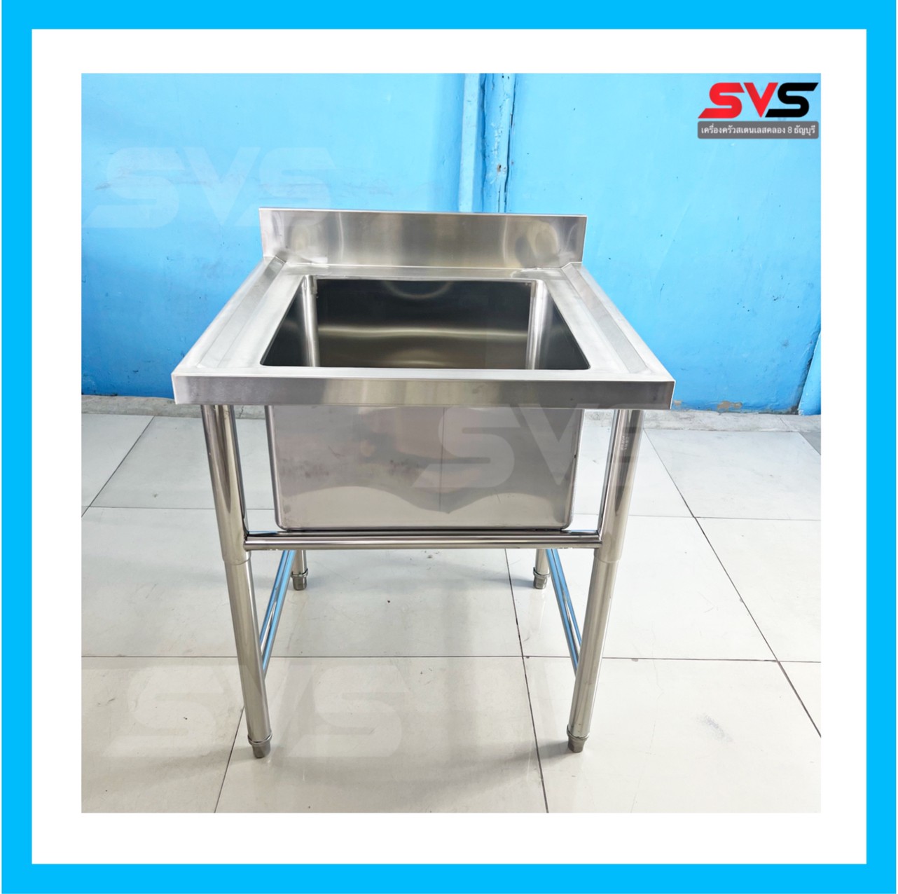 อ่างล้างจาน อ่าง 1 หลุม สเเตนเลส 304 ขนาด ก70xย70xส80 ซม. ซิงค์ล้างจาน อ่างล้างมือ ซิ้งค์ล้างจานสเเตนเลส.. ราคา 9,500 บาท*ส่งฟรี