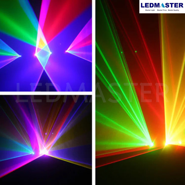 ใหม่ ไฟเลเซอร์ปาร์ตี้ D488 มี 4หัว-7สี ไฟดิสโก้เรเซอร์ ติดตั้งผับ งานเลี้ยง เอฟเฟกต์ลวดลาย เลเซอร์ 4หัว ไฟดิสโก้ เลเซอร์