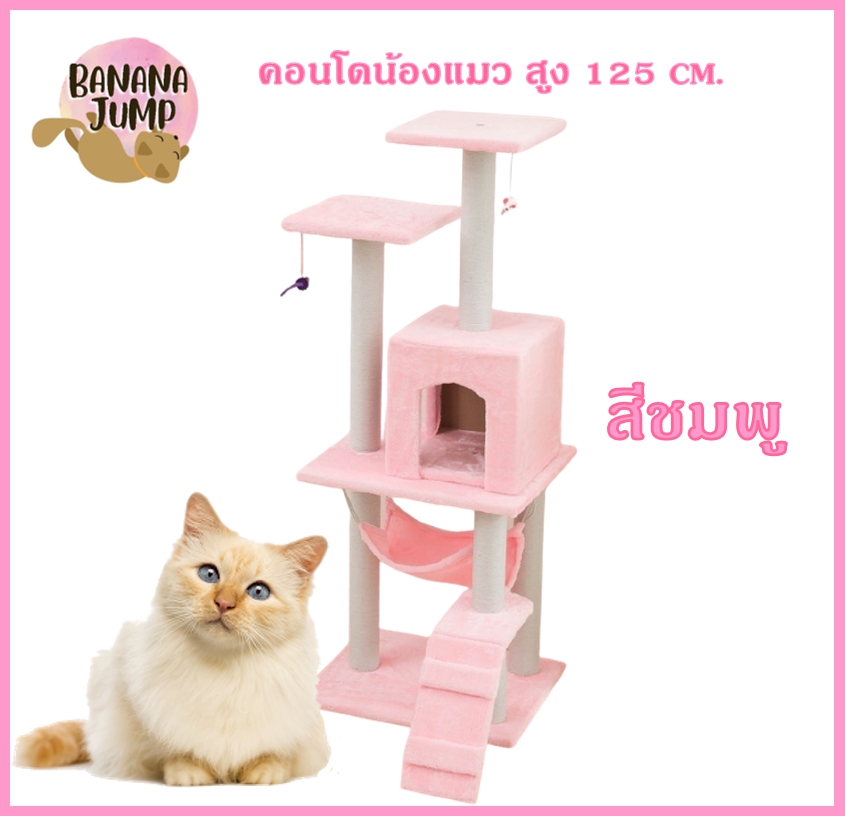 BJ Pet - คอนโดแมว สูง 125 ซม.