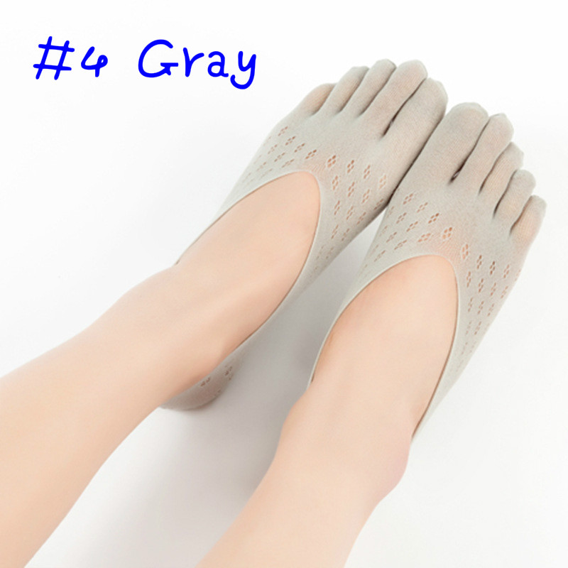 Split 5 toes socks ถุงเท้าแบบสวมห้านิ้ว ข้อต่ำ ดวกสบายถุงเท้าดูดซับกลิ่นเหงื่อ