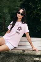 Rally Flower Tee: Picnic Edition (Vintage Fit) - เสื้อยืดทรงวินเทจสกรีนลายดอกไม้ Cotton 100%