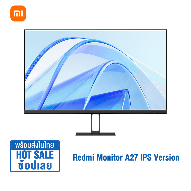 Redmi Monitor 27" จอคอมพิวเตอร์ จอมอนิเตอร์ Mi Desktop Monitor A27 IPS Version 1080P 100Hz FullHD - SRGB 99% ความคมชัด FHD 27 นิ้ว ราคา 3,499 บาท*ส่งฟรี
