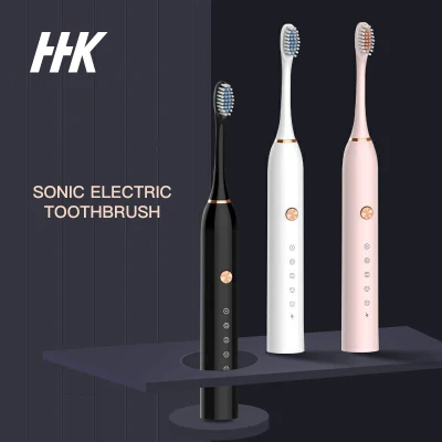 【 สินค้าส่งจากไทย】（2pcs）Chargeable Ultrasonic Electric Toothbrush Set With Soft Bristles for Adult IYO263