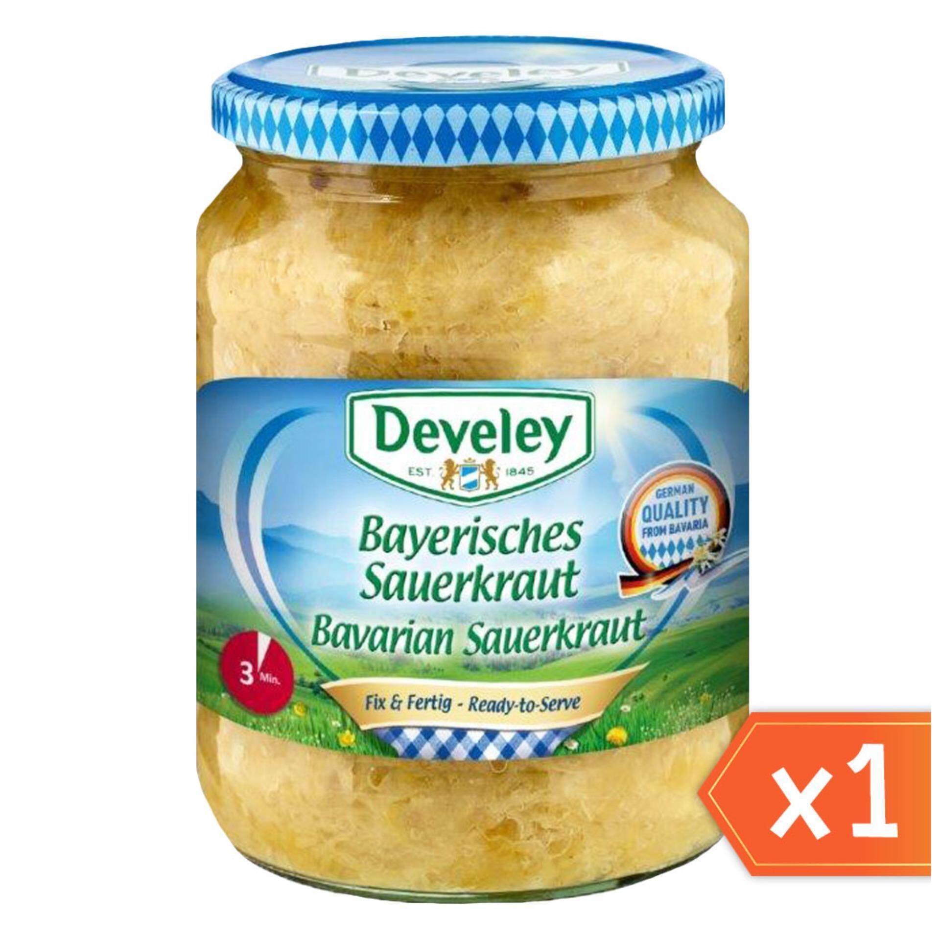Develey (ดิวีเลย์) Sour Cabbage กะหล่ำปลีดอง ขวดแก้ว ขนาด 720 ml.