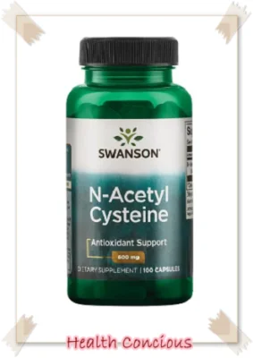 Swanson Premium Nac (N-Acetyl Cysteine) 600 mg / 100 Capsules