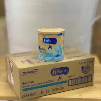 Enfalac A+ Soy Care นมผงสำหรับเด็ก ขนาด 366 กรัม (6 กระป๋อง) exp.01/2022
