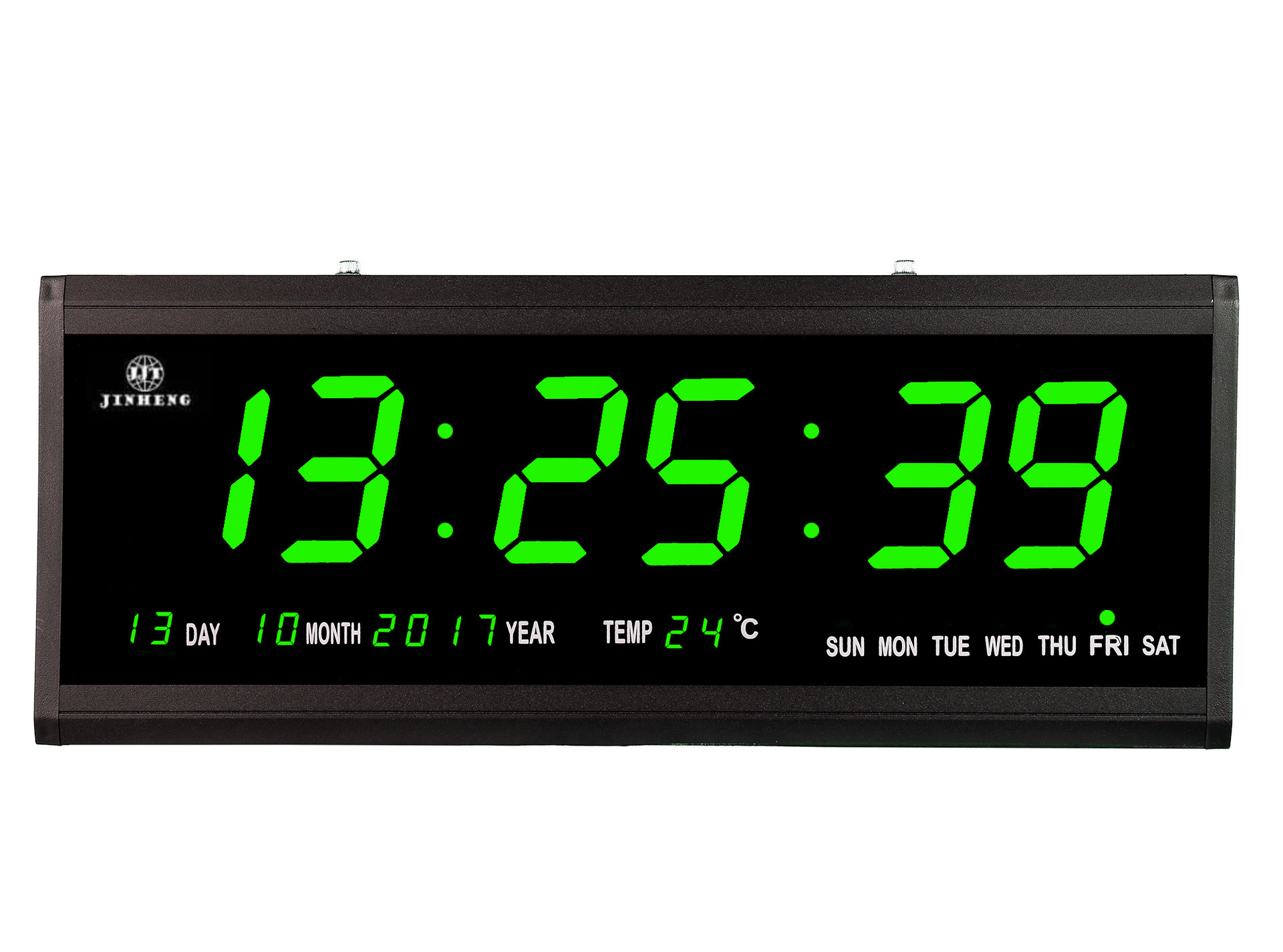 HB-4819 นาฬิกาLED ดิจิตอล นาฬิกาแขวนผนังสีแดง นาฬิกาตัวอักษรใหญ่ สินค้าJJT พร้อมส่ง