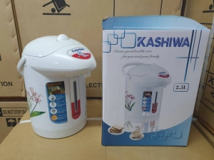 ภาพหน้าปกสินค้ากระติกน้ำร้อน Kashiwa ความจุ 2.5 ลิตร รุ่น KT-287 [ราคาถูก ใช้งานดี มี มอก.] ที่เกี่ยวข้อง