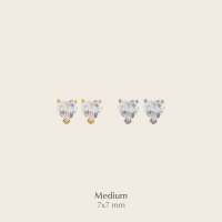 Valichain - Petite Gem Heart Ear Stud