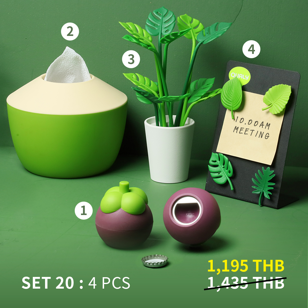 Eco Gift Set 20 Sets of Love-For-The-Planet Gifts, Qualy Design (Qualy) ราคา 1,195 บาท*ส่งฟรี