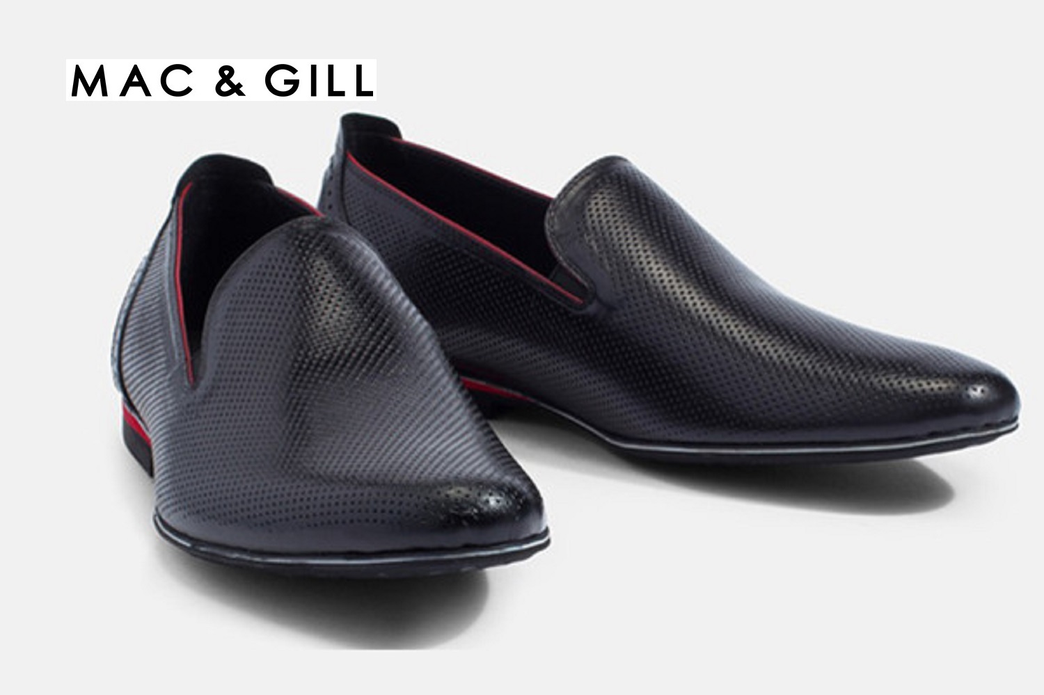 Mac&Gill Men's Dandelion Flats Loafer in Genuine cow Leather รองเท้าหนังแท้แบบลำลองและทางการสีดำ ราคา 2,095 บาท*ส่งฟรี
