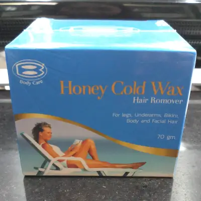แว๊กซ์ขี้ผึ้ง แว๊กซ์เย็น กำจัดขน body glo honey cold wax 70 g