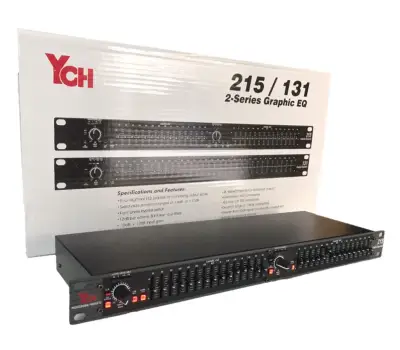 YCH EQ-215 Dual Channel 15-Band Equalizer 1U Rack Mount - intl(รุ่น YCH 215)