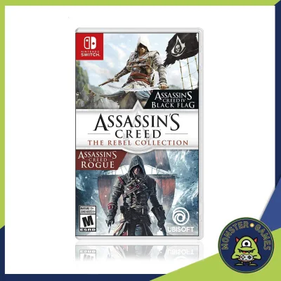 Assassin's Creed The Rebel Collection Nintendo Switch Game แผ่นแท้มือ1!!!!! (Assassin Creed VI Black Flag + Assassin Creed Rogue Switch)