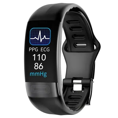 Fitness Trackers P11 Plus Body Temperature Measure Smart Wristband ECG PPG Smart Band HR Oxygen Bracelet IP67