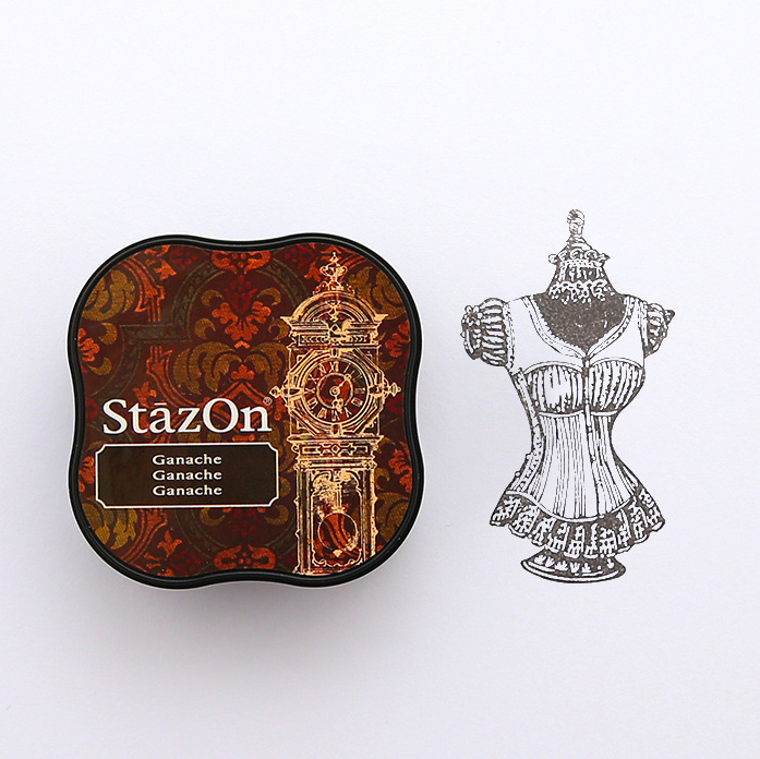 หมึกเอนกประสงค์ stazon หมึกกันน้ำ หมึกตรายาง ใช้สำหรับปั๊มบนวัสดุผิวมันทุกชนิด เช่น สติกเกอร์กันน้ำ กล่องพลาสติก หนังแท้ หนังPU สินค้าพร้อมส่ง