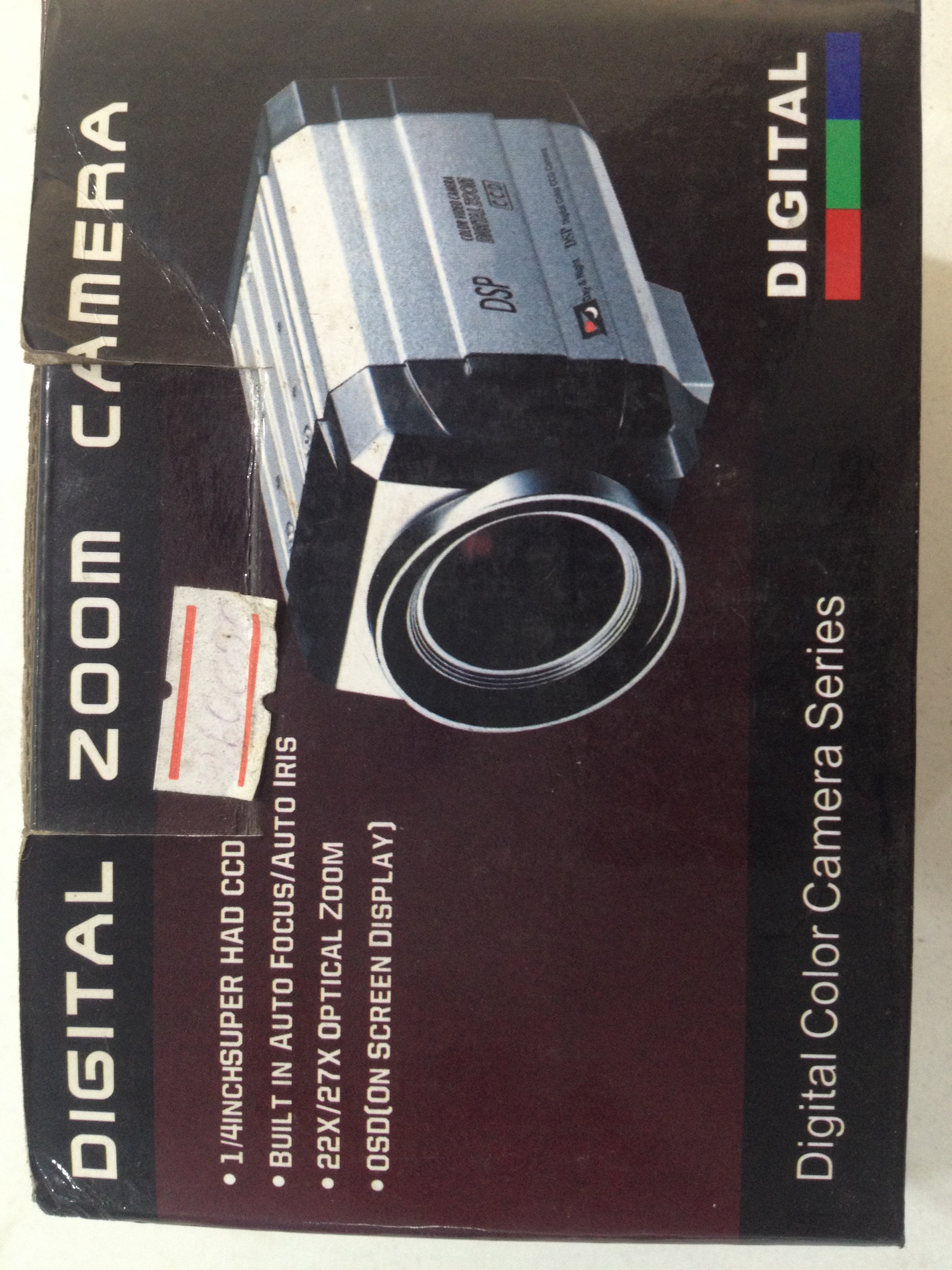 Digital Zoom Camera กล้องวงจรปิด CCTV แบบซูมเข้า-ออกได้ ปรับ Zoom Focus และ Iris ได้ 22x/27X optical zoom auto