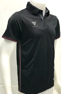 VERSUSsport เสื้อโปโลเวอร์ซุส รุ่น VP001 Polo shirt (สีดำ)
