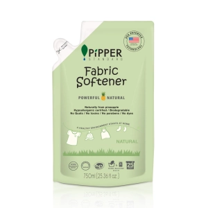 สินค้า PIPPER STANDARD น้ำยาปรับผ้านุ่ม กลิ่นเนเชอรัล แบบถุงเติม 750 มล. : FSNA750(90220204) = 1
