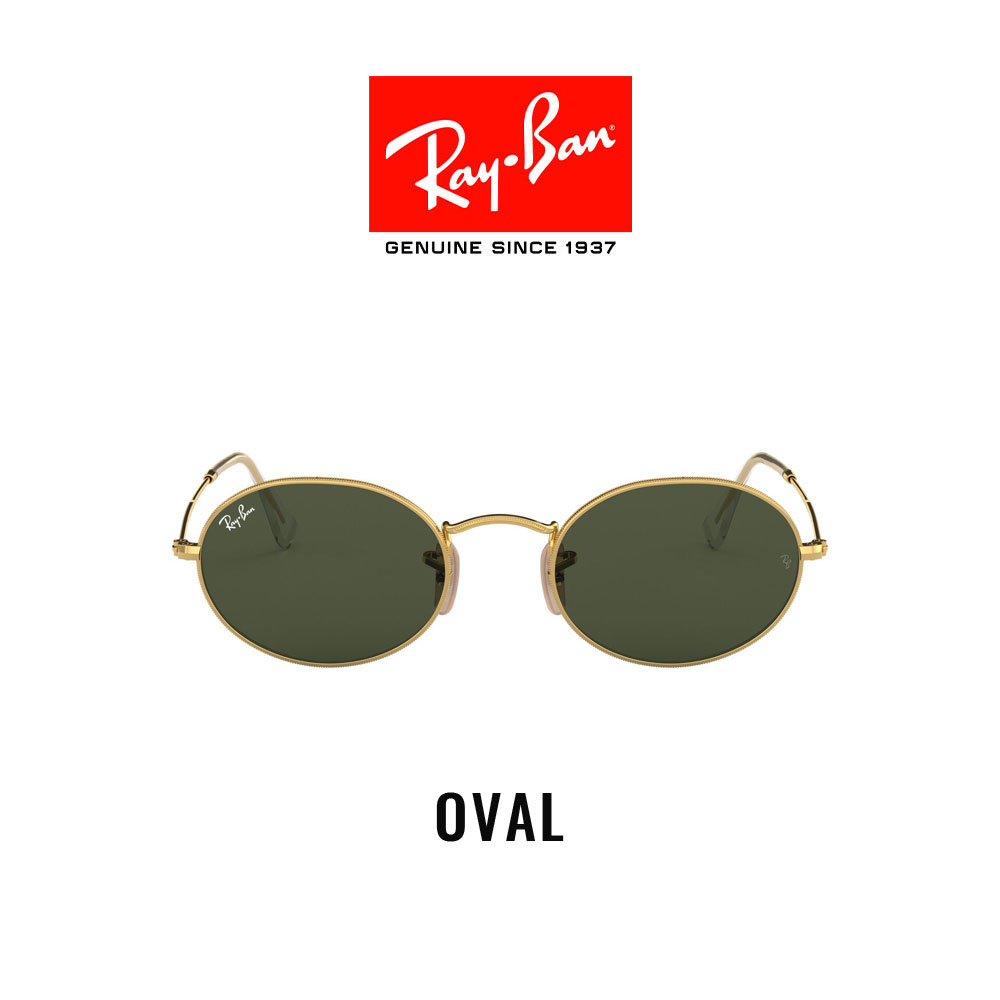 RAY-BAN OVAL - RB3547 001/31 -Sunglasses ราคา 6,750 บาท*ส่งฟรี