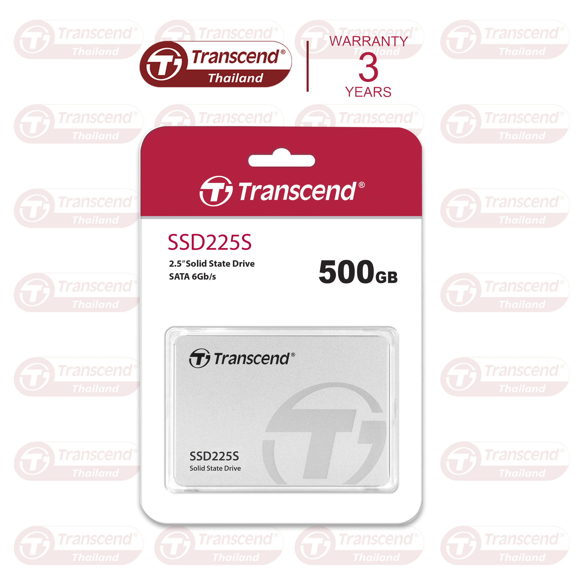 SSD225S SATA III 500GB : Transcend -รับประกัน 3 ปี หรือ รับประกัน ไม่เกิน 180 Terabytes Written (TBW)มีใบกำกับภาษี ราคา 1,360 บาท*ส่งฟรี