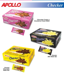ภาพหน้าปกสินค้าApollo checker เวเฟอร์เคลือบช็อกโกแลต (1 กล่อง บรรจุ 24 ชิ้น) อพอลโล รสช๊อกโกแลต ซึ่งคุณอาจชอบสินค้านี้