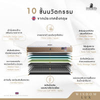 Dunlopillo ที่นอนสปริงยางพาราแท้ธรรมชาติ รุ่น Wisdom Collection ส่งฟรี