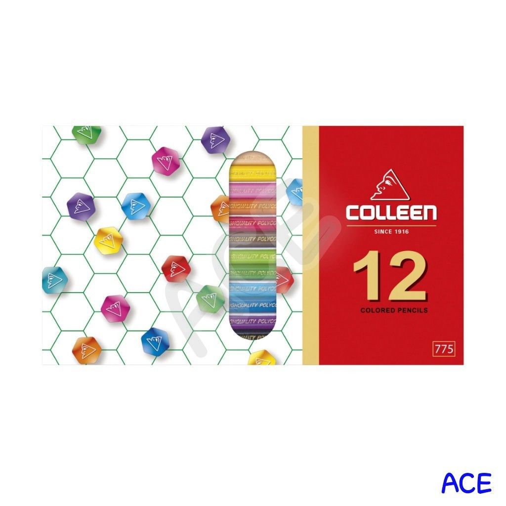 Colleen สีไม้คอลลีน 12สี รุ่น775(หัวเดียว)