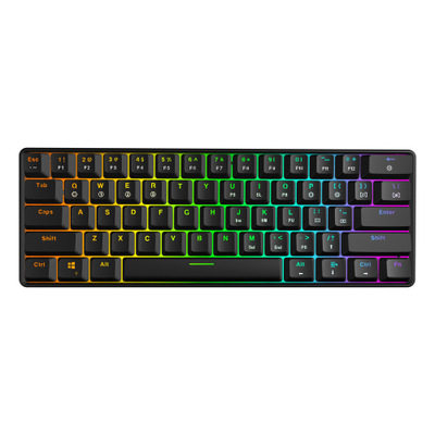 [ENG KEYS]  GK61/SK61 Skyloong คีย์บอร์ด gaming keyboard 61Keys RGB Gateron Optical แกน Switch แป้นพิมพ์ Gaming แป้นพิมพ์Mechanical Type-c การเล่นเกมที่ตั้งโปรแกรมได้