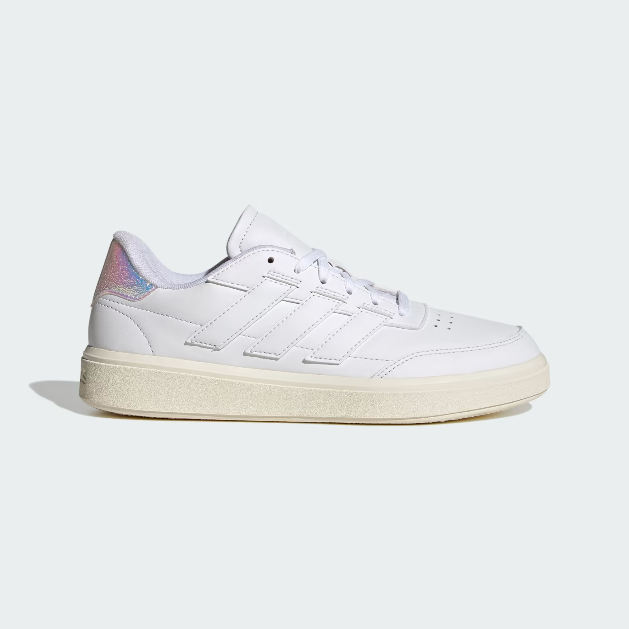 Adidas รองเท้าผ้าใบผู้หญิง Courtblock | Cloud White/Cloud White/Off White ( IF6464 ) ราคา 1,520 บาท*ส่งฟรี