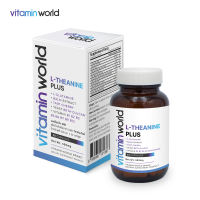 แอลธีอะนีน พลัส x 1 ขวด วิตามินเวิลด์ L-Theanine plus Vitamin World วิตามินบีรวม แอลธีอะนีน พลัส วิตามินบี LTheanine L Theanine Vitamin B Complex วิตามินบีคอมเพล็กซ์